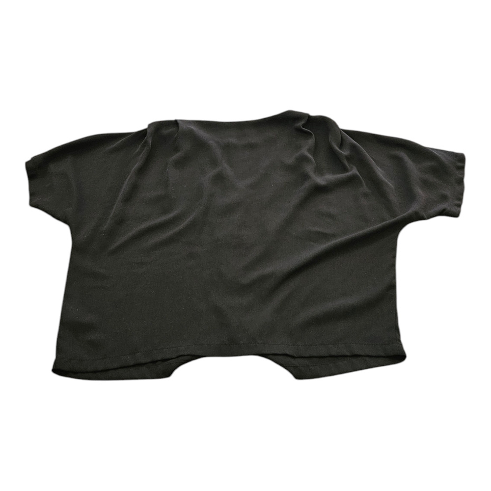 Elodie Medium Black Short Sleeve Button Up Shirt - Picture 7 of 10